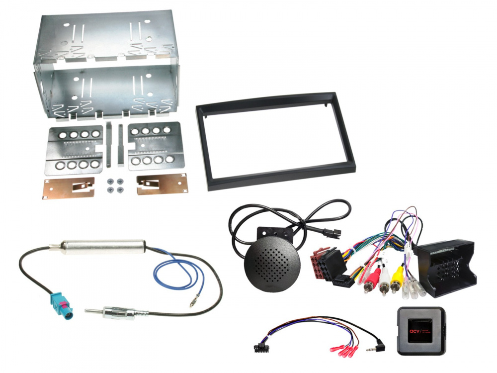 2-DIN Kit Citroen/Fiat/Peugeot RD4 - PDC (parkeringssensorer)