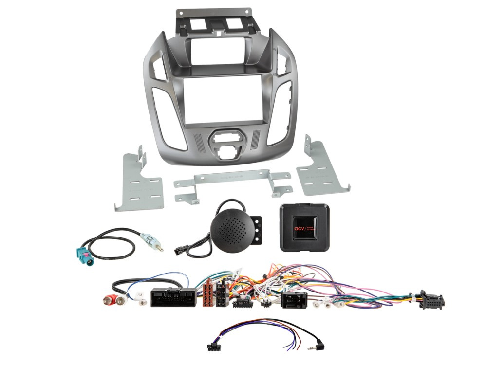 ACV Monteringsram 2-DIN Transit Connect, phoenix sølv
