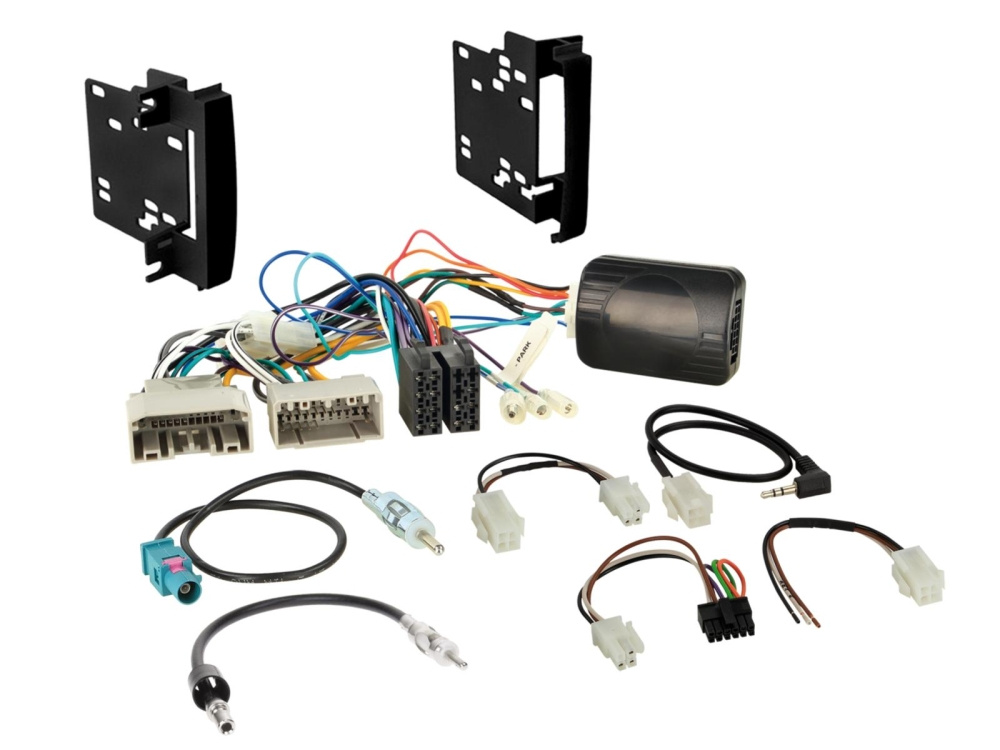 2-DIN Kit Chrysler/Dodge/Jeep/VW svart