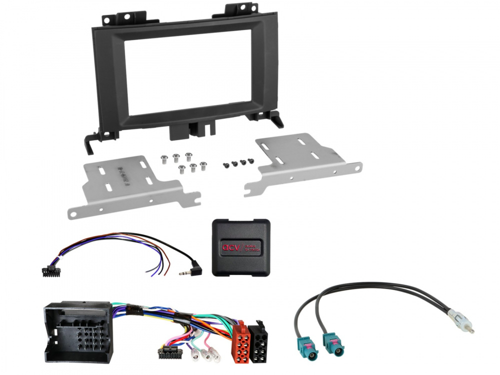 ACV installasjonssett for Mercedes Sprinter/VW Crafter, 2-DIN