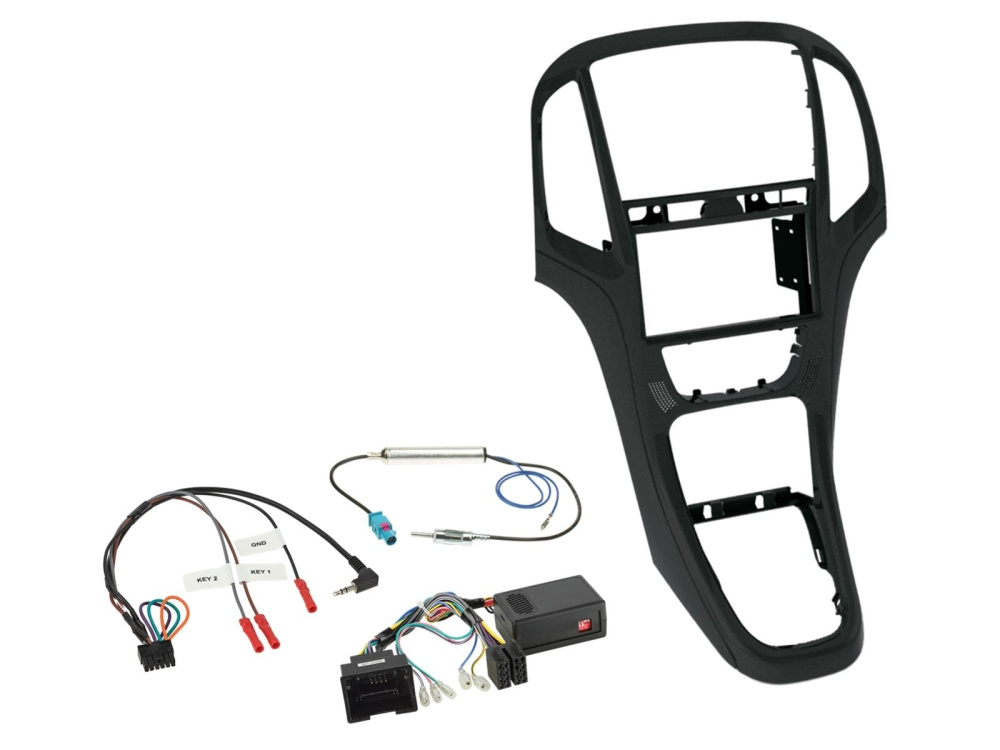2-DIN Kit Opel Astra J 2009-2018, perlemor svart
