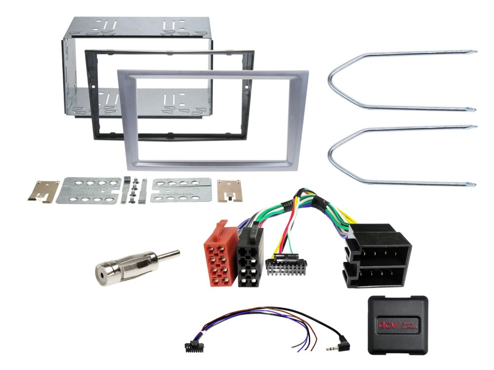 ACV Installationskit 2-DIN Opel matt krom