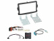 Installasjonssett 2-DIN Dacia/Fiat/Nissan/Opel/Renault, svart Installasjonssett 2-DIN Dacia/Fiat/Nissan/Opel/Renault, svart