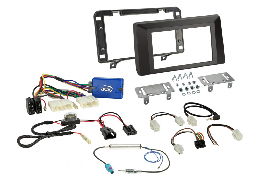 ACV installasjonssett for Dacia Duster 2021-2024, 2-DIN