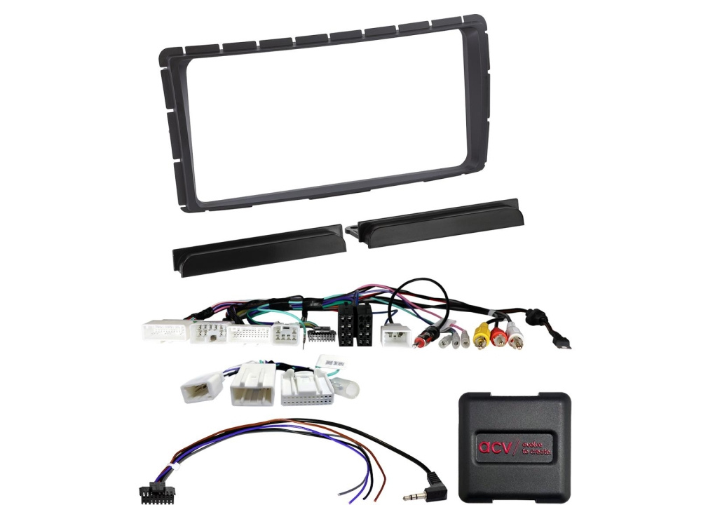 2-DIN Installasjonssett Toyota Hilux 2011-2016 Rattkontroll/USB