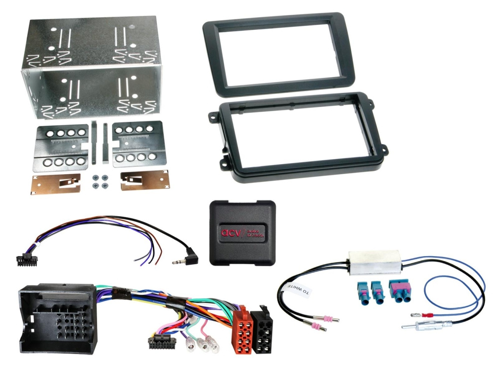 ACV Installasjonssett 2-DIN Seat/Skoda/VW