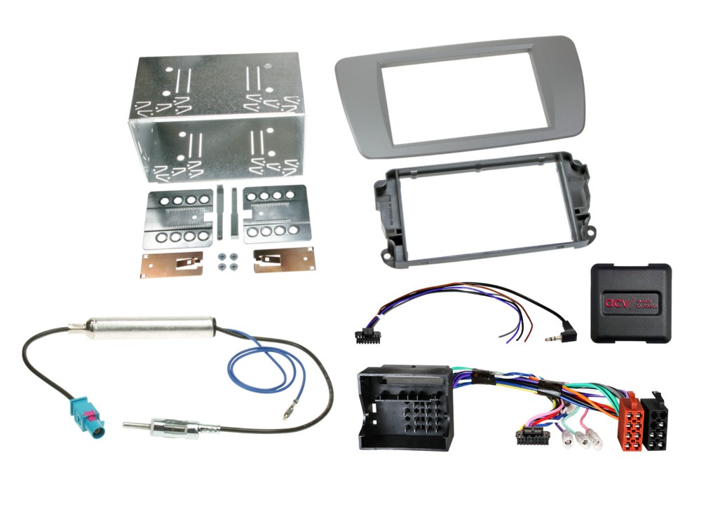 ACV Installationssett 2-DIN Seat Ibiza dublin grå