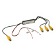 Video signalforsterker og splitter 1x3 RCA Video signalforsterker og splitter 1x3 RCA