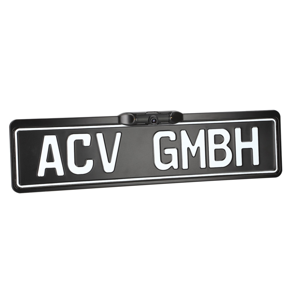ACV Bakkamera registreringsskiltholder EU