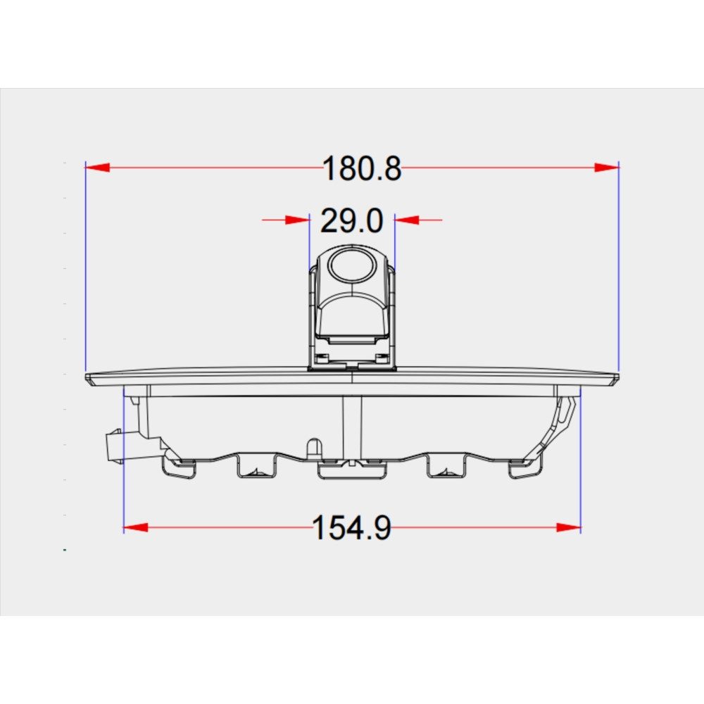 ACV Bakovervåkningskamera Ford Tourneo Connect/VW Caddy