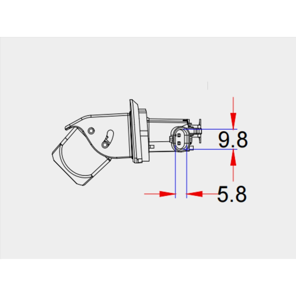 ACV Bakovervåkningskamera Ford Tourneo Connect/VW Caddy