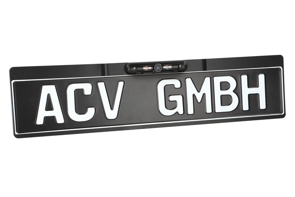 ACV Bakovervendt kamera med nummerskiltplateholder