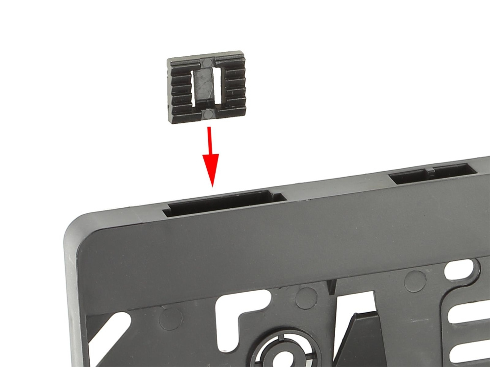 ACV Bakovervendt kamera med nummerskiltplateholder