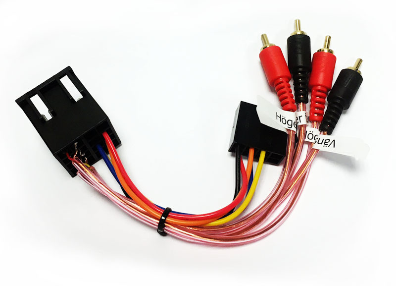 SAAB 9-5 - Specialkabel RCA till ISO