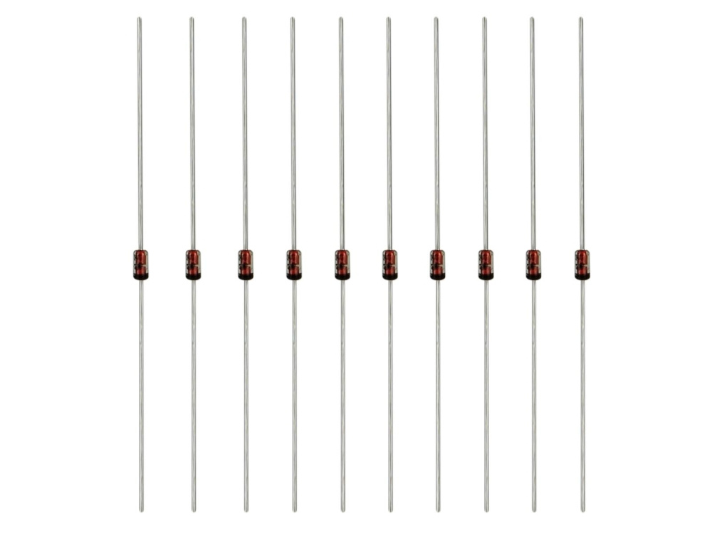Blokkeringsdiode/beskyttelsesdiode BAT43 Schottky 30V 10-pakk