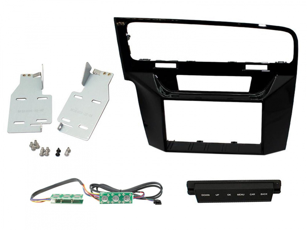 Monteringsram 2-DIN Volkswagen Golf Mk7