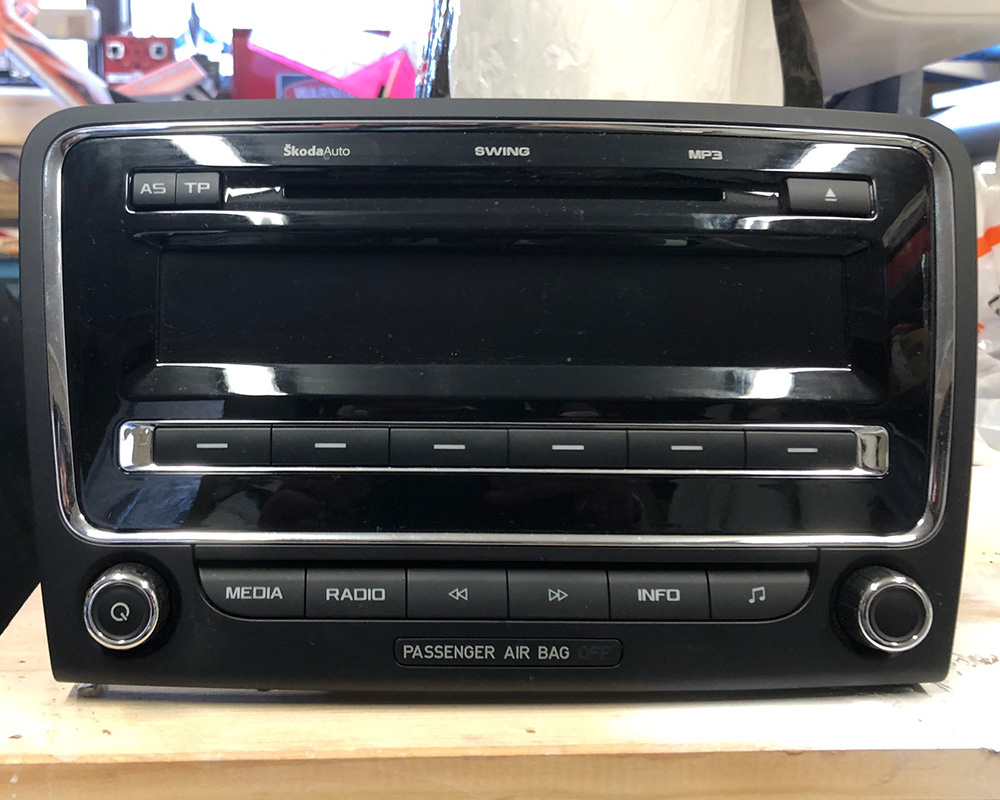 Ytterram 2-Din Skoda Superb 08-15