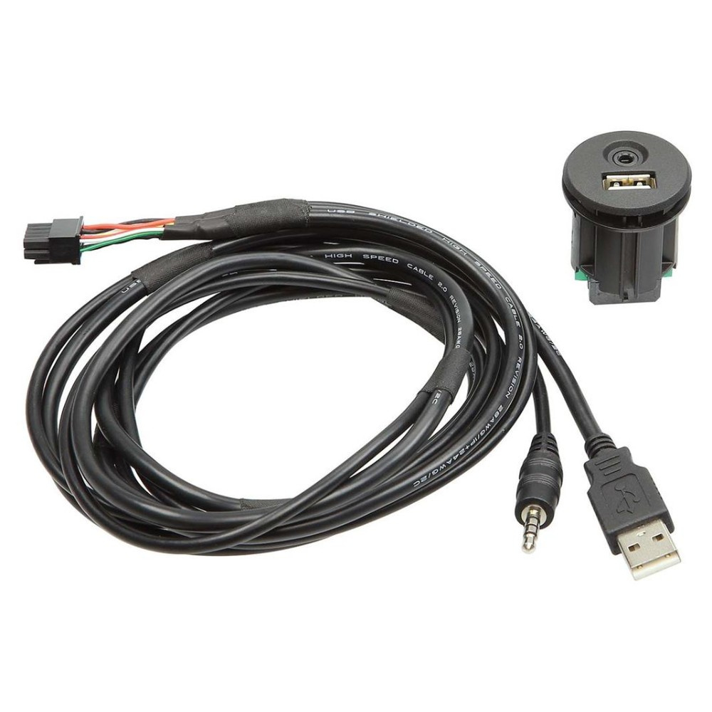 Connects2 AUX- og USB-uttak