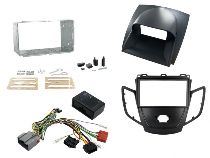 Installationskit Ford Fiesta 08-10, Svart, Grå