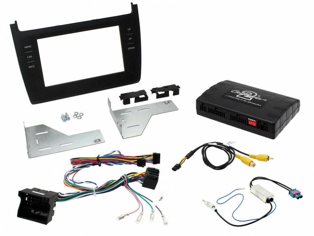 Installationskit Volkswagen Polo 14> Röd