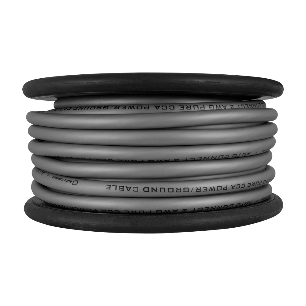 Auto-Connect CCA strømkabel 35mm², grå