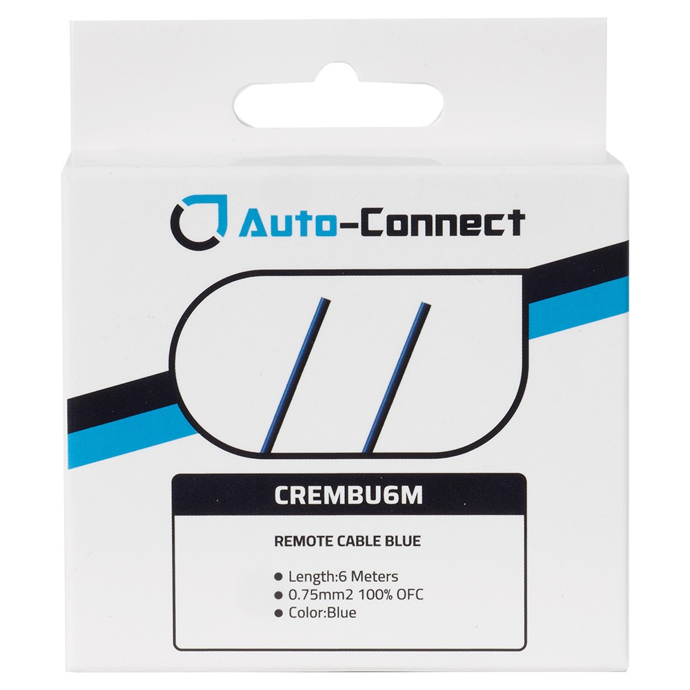 6 meter remotekabel, 100% kobber