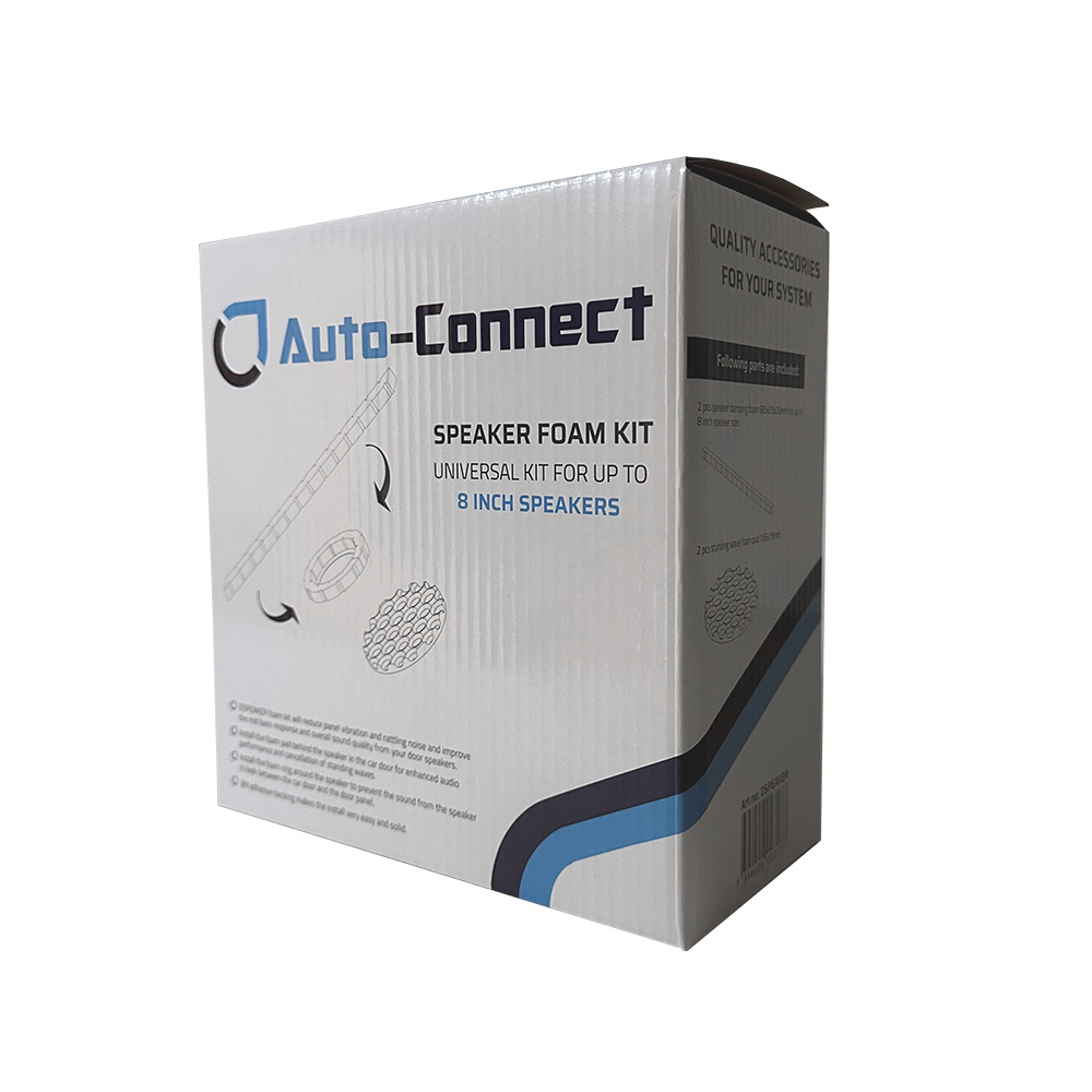 Auto-Connect høyttalerisolering, opptil 8 tommer