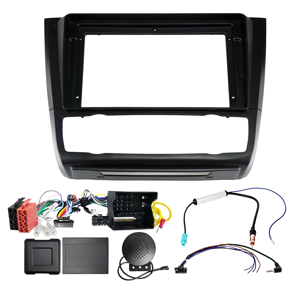 Auto-Connect installasjonssett for 9-tommers bilstereo, BMW 1-serie 2007-2014, automatisk AC