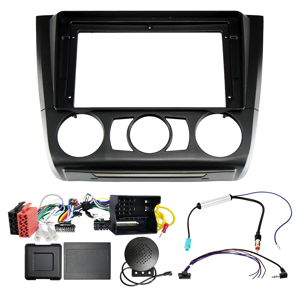 Auto-Connect installasjonssett for 9-tommers bilstereo, BMW 1-serie 2007-2014, manuell AC