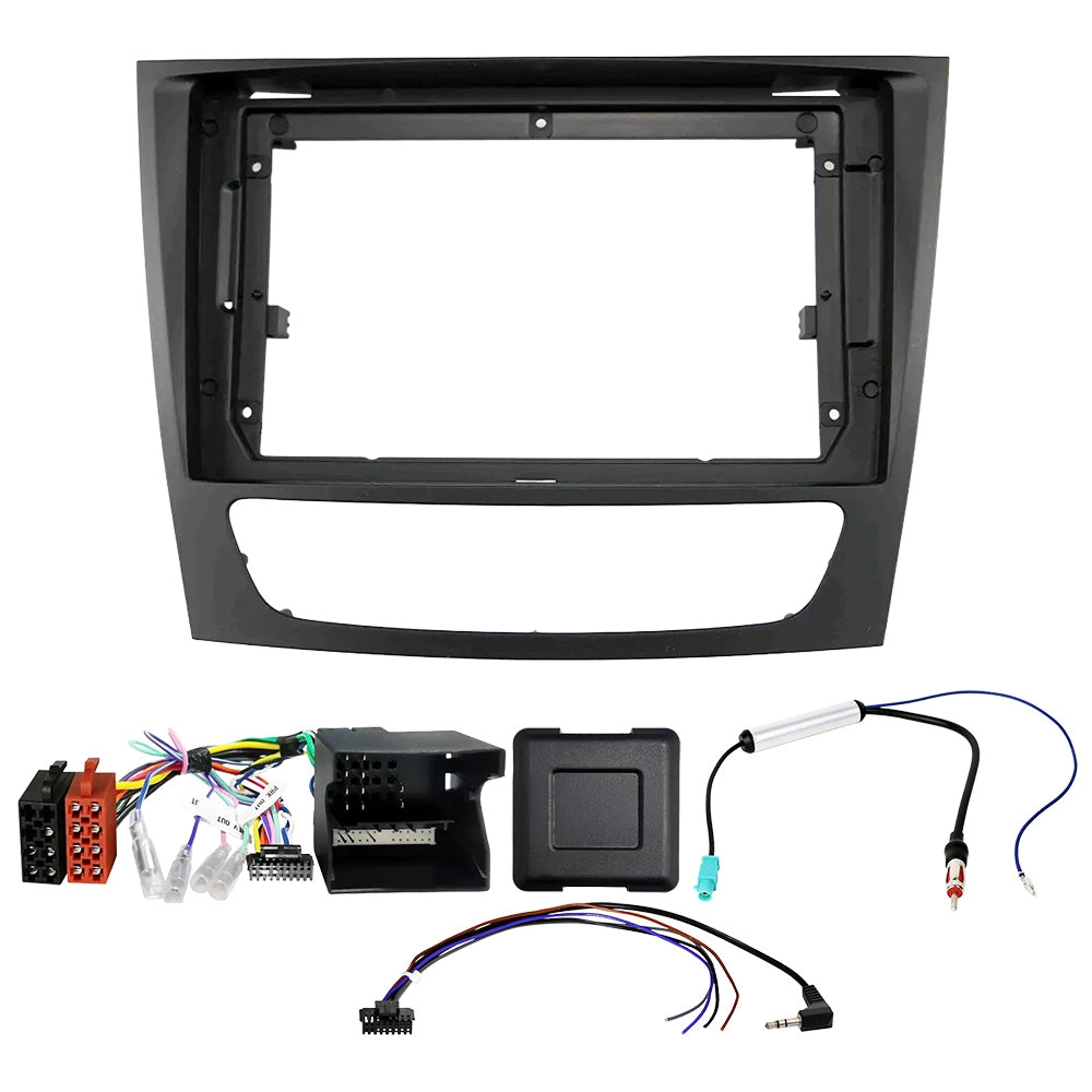 Auto-Connect installasjonssett for 9-tommers bilstereo, Mercedes E-Class W211 og CLS C219