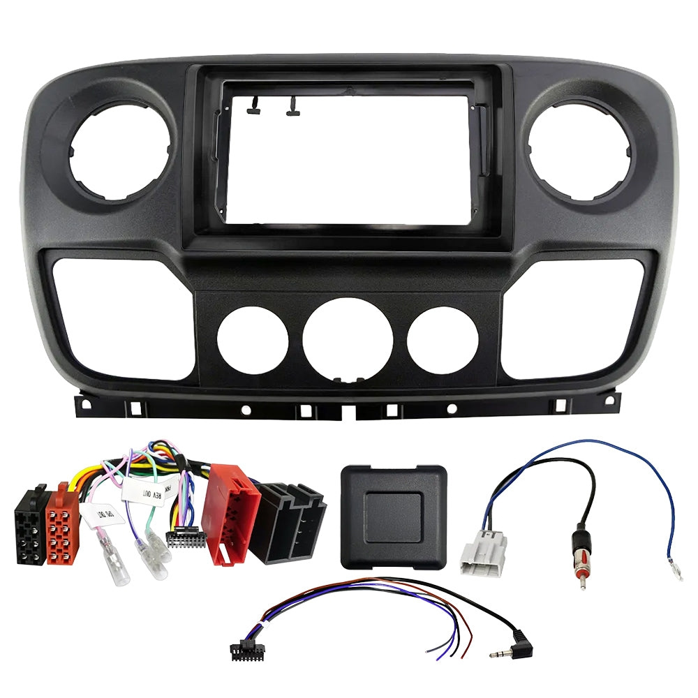 Auto-Connect monteringssett for 9/10.1-tommers bilstereo, Nissan NV400, Opel Movano og Renault Master
