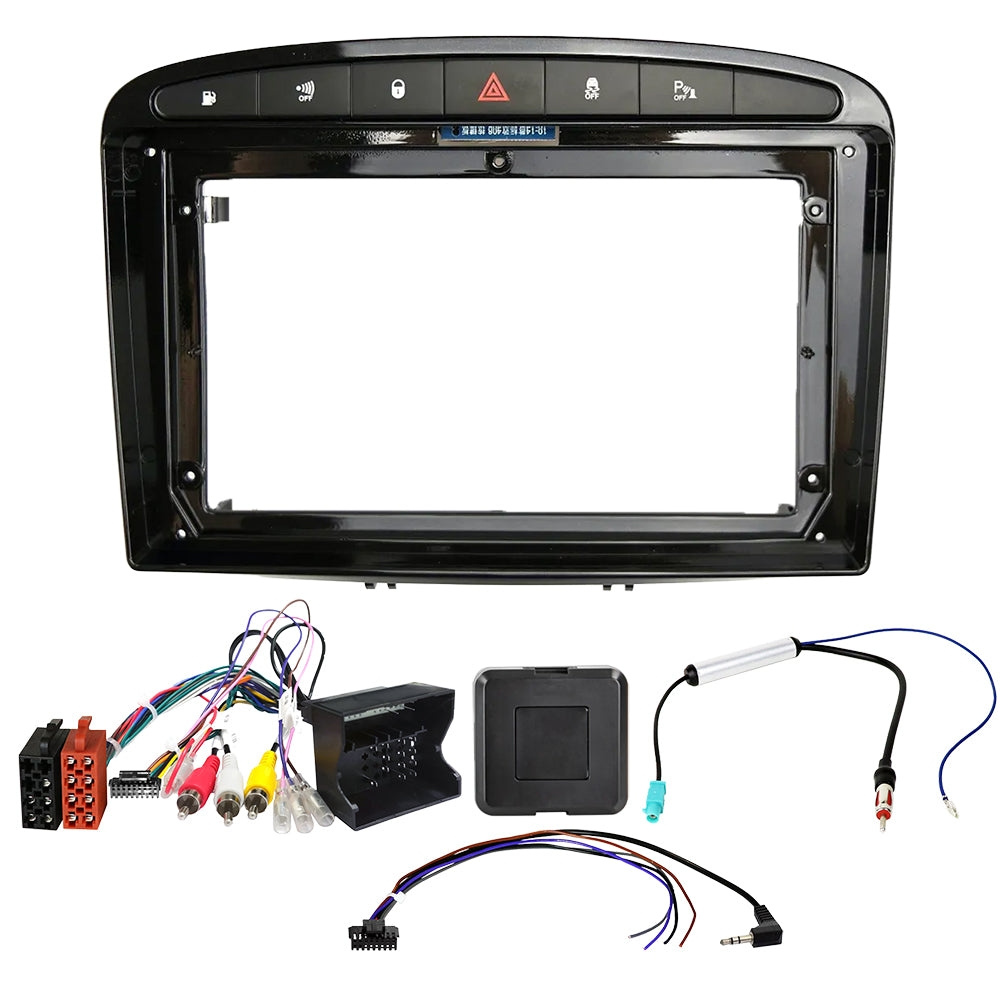 Auto-Connect monteringssett for 9-tommers bilstereo, Peugeot 308 og 408