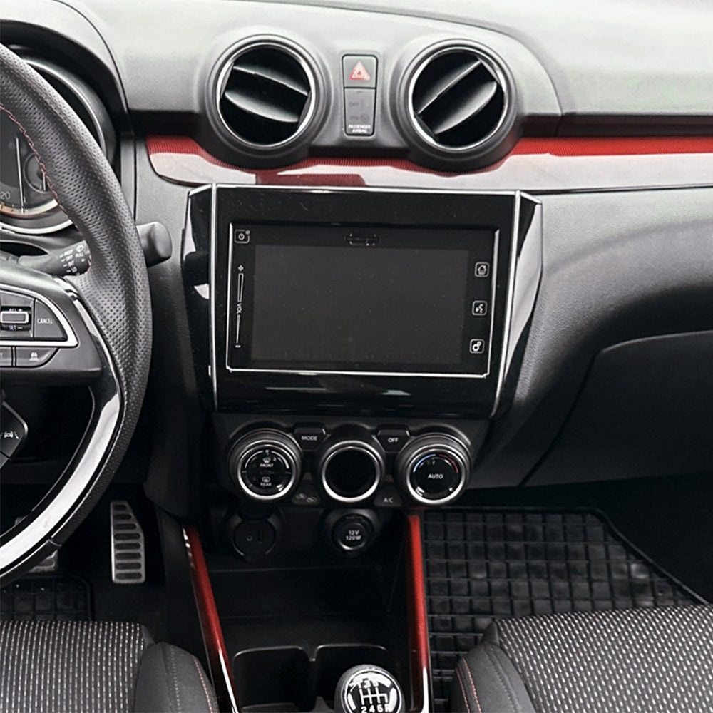 Auto-Connect monteringssett for 9/10.1-tommers bilstereo, Suzuki Swift 2017-2024, pianosvart