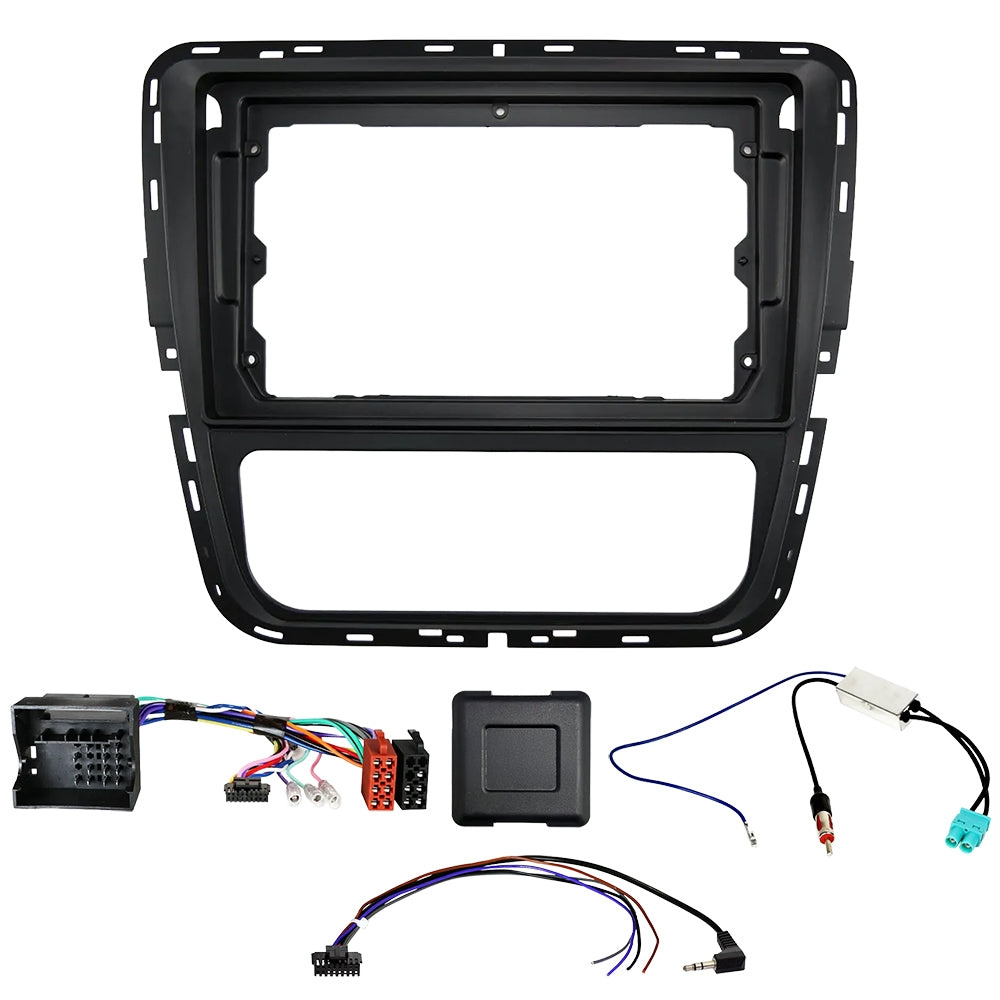 Auto-Connect monteringssett for 9-tommers bilstereo, Volkswagen Passat B7 2011-2015, manuell AC