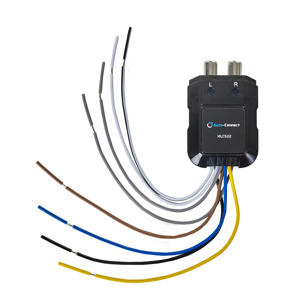 Auto-Connect HLCS22 2-kanals høy/lavnivå-omformer