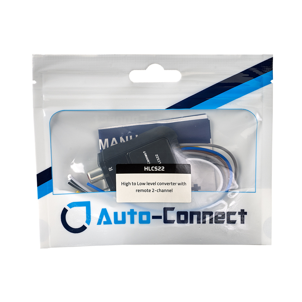 Auto-Connect HLCS22 2-kanals høy/lavnivå-omformer