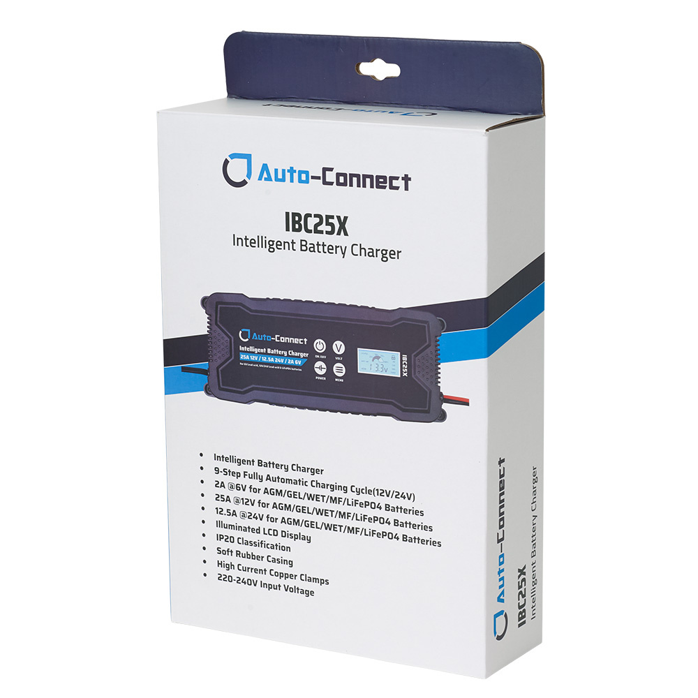 Auto-Connect IBC25X, 25A batterilader