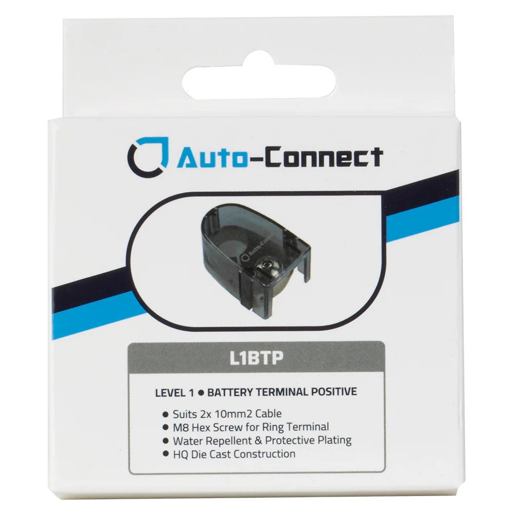 Auto-Connect batteripolsko M8 pluss, 2x10mm²