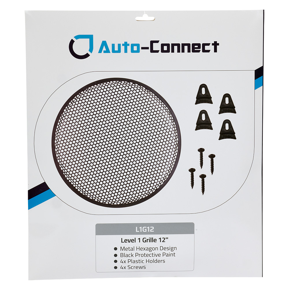 Auto-Connect Hexagon høyttalergitter, 12 tommer