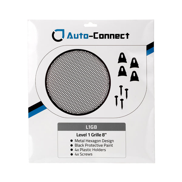 Auto-Connect Hexagon høyttalergitter, 8 tommer