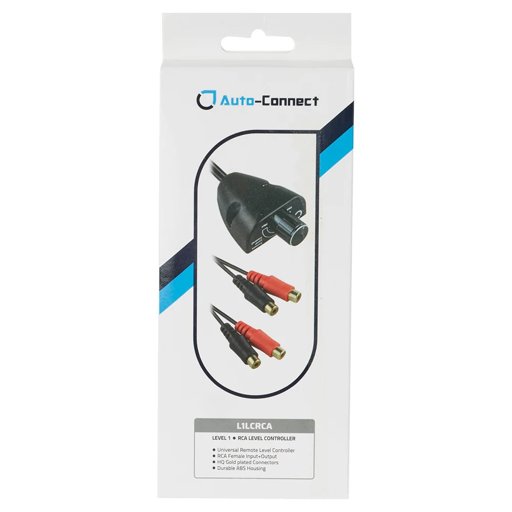 Auto-Connect L1LCRCA, universell bassfjernkontroll for RCA