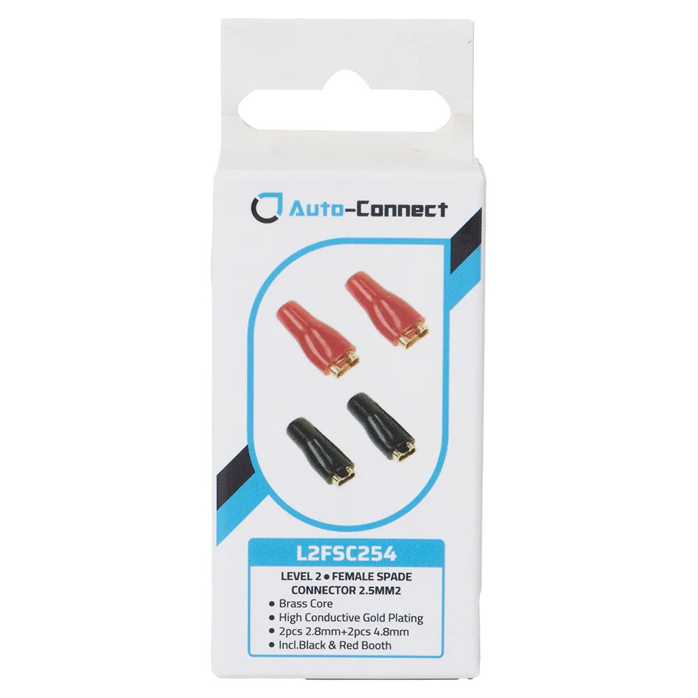 Auto-Connect flatstifthylser 2.5 mm², 4-pakning