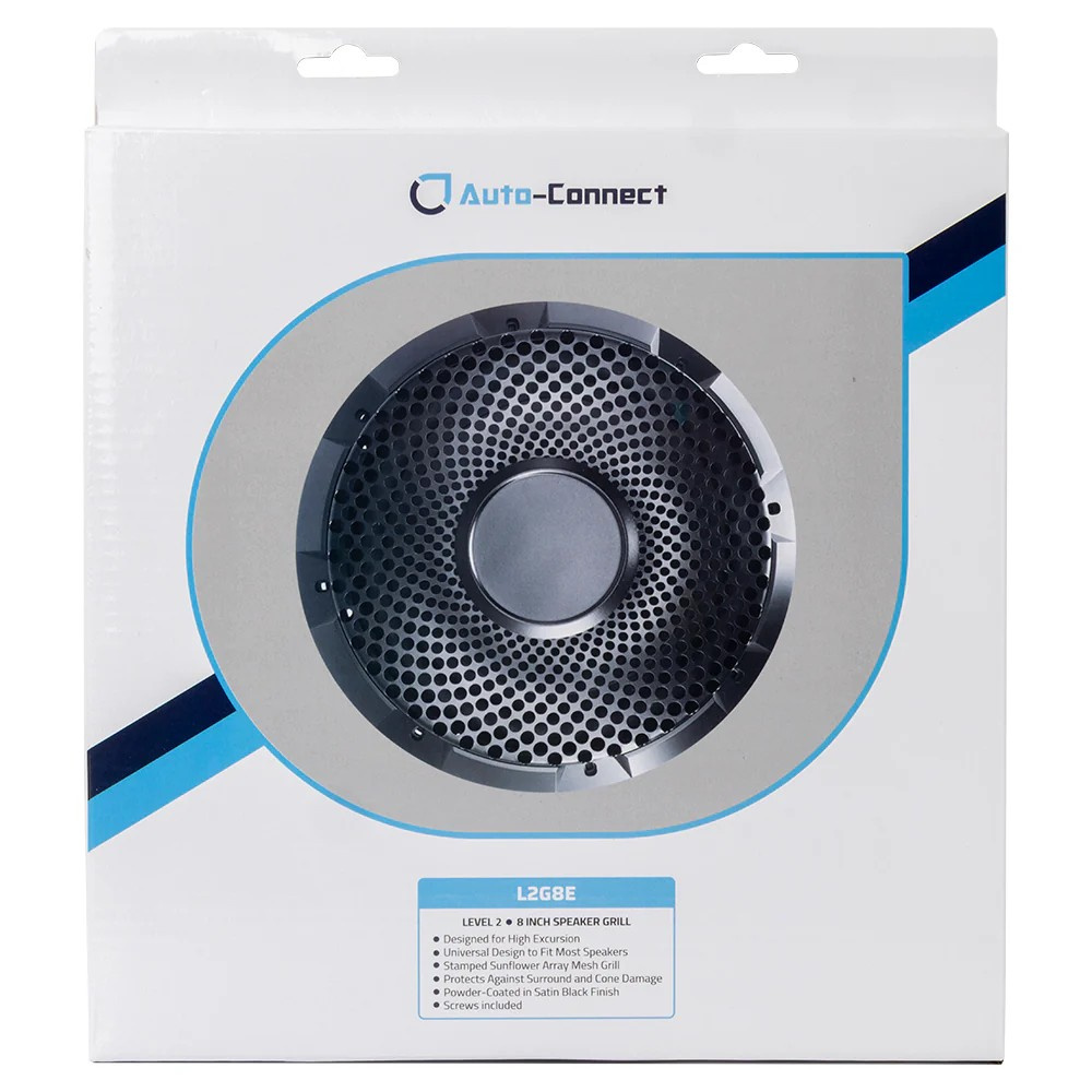 Auto-Connect L2G8E High Excursion Grill, 8 tommers høyttalergitter