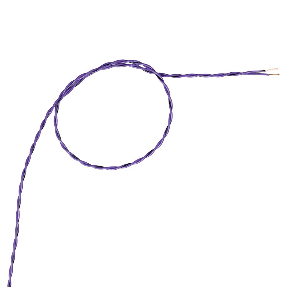 Auto-Connect tvinnet OFC-høyttalerkabel 2x0.5 mm², lilla løpemeter