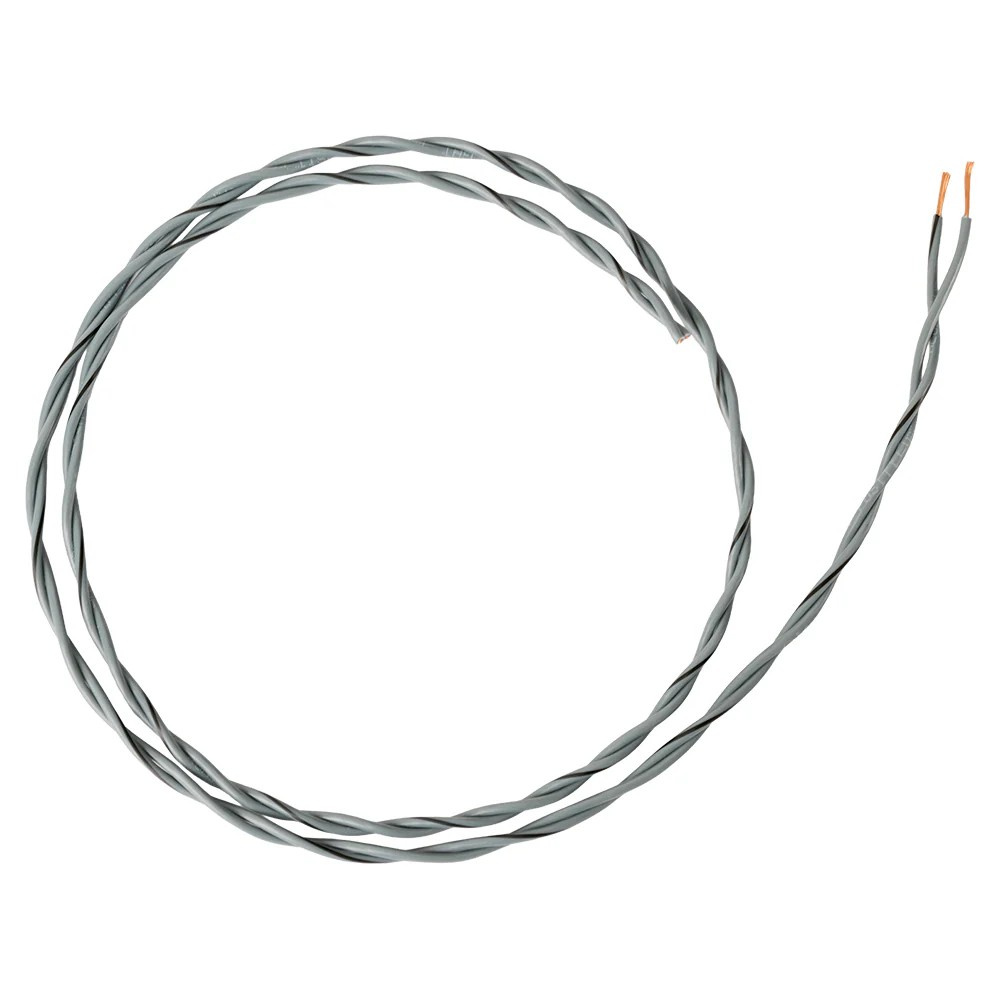 Auto-Connect tvinnet høyttalerkabel 2x0.8mm² grå, pris per meter