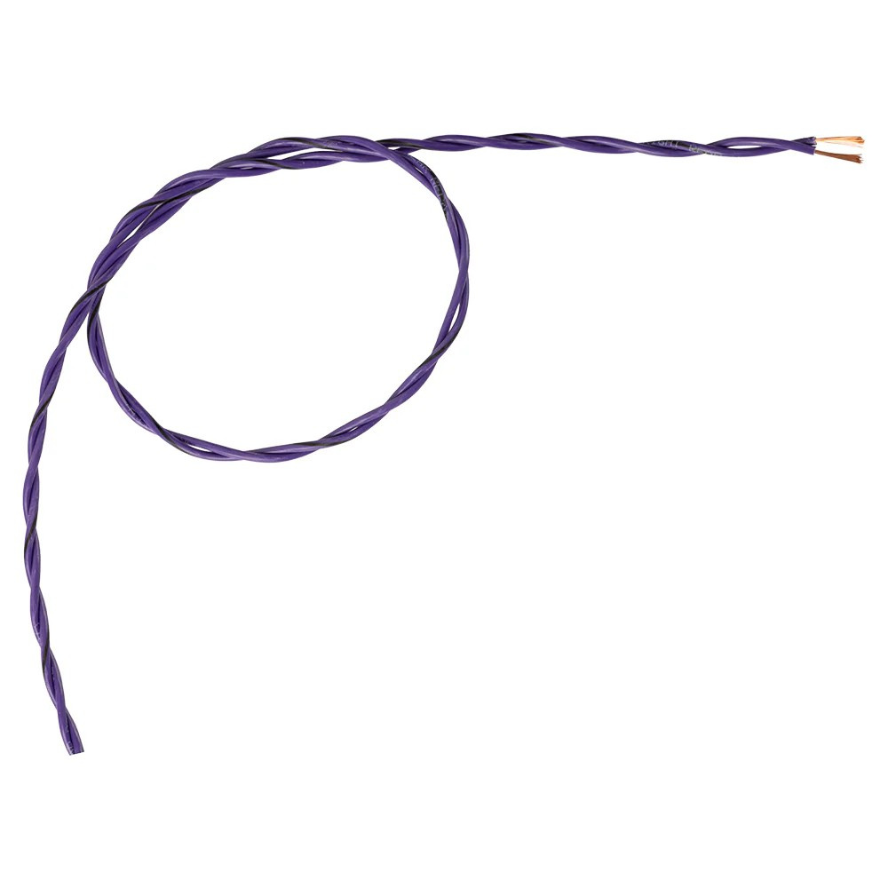 Auto-Connect tvunnet høyttalerkabel 2x0.8mm² lilla, pris per meter