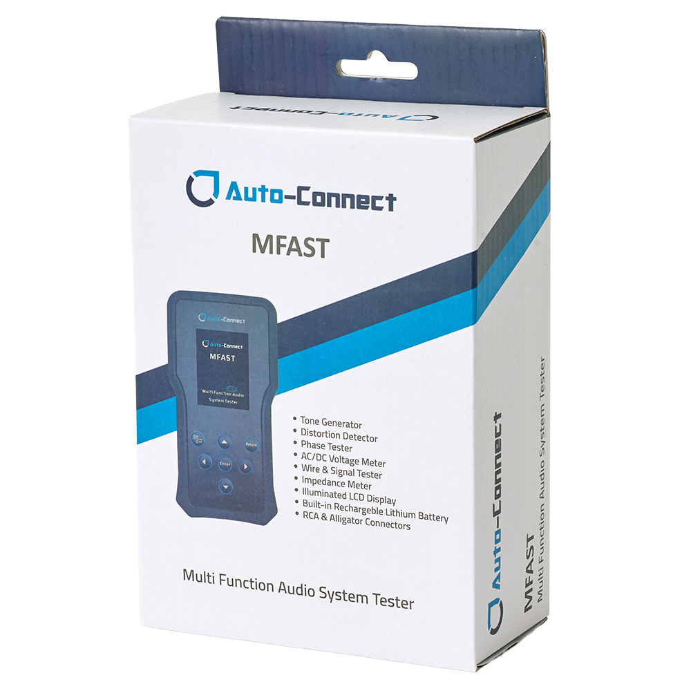 Auto-Connect MFAST, test- og måleverktøy for kabler og lyd