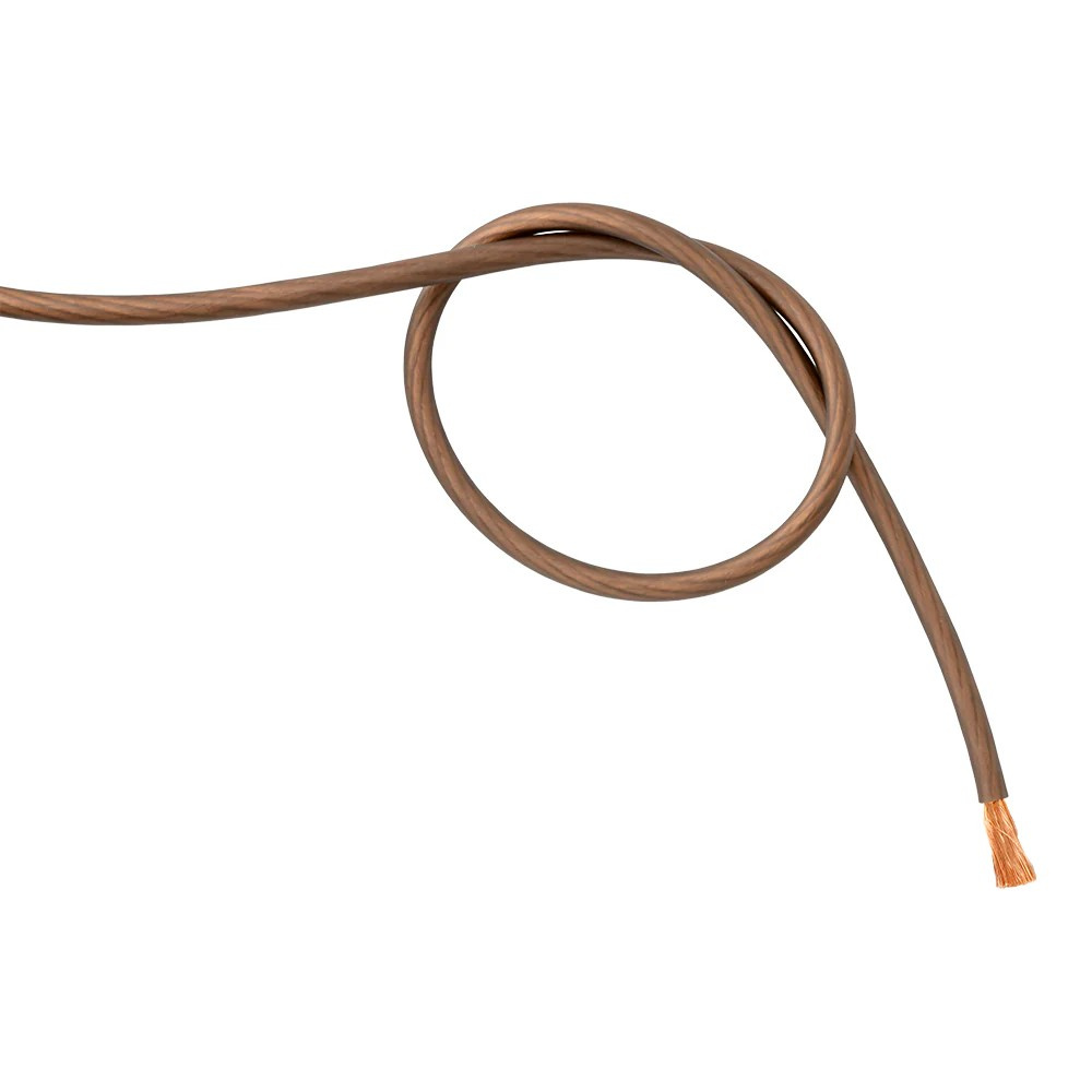 Auto-Connect svart strømkabel OFC 10.2mm², metervare