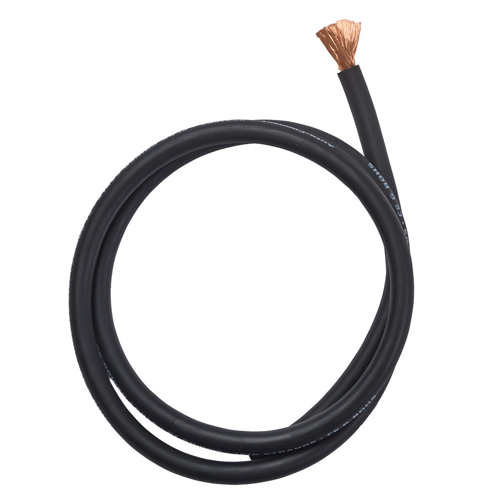 Auto-Connect svart strømkabel CCA 21.6mm², metervare