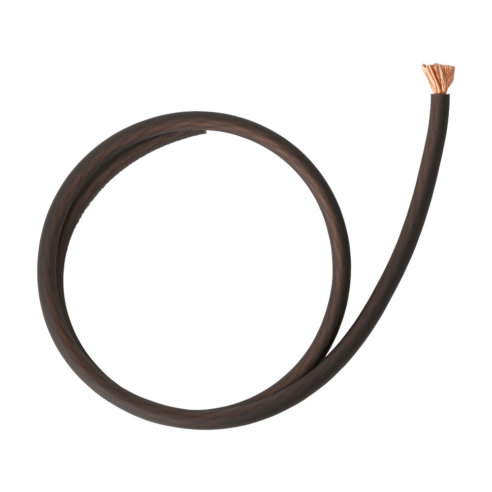 Auto-Connect svart strømkabel OFC 21.6mm², metervare